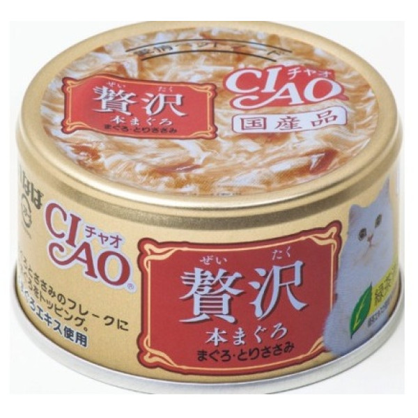 CIAO 貓罐頭 金槍魚+雞肉 80g  